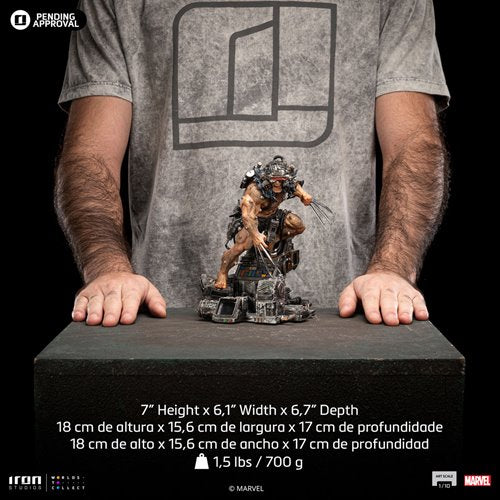 Weapon X Wolverine 50th Anniversary 1:10 Art Scale Limited Edition Statue
Wolverine Iron Studios Statues and Busts. Item Number: RN55695