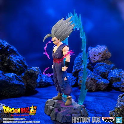 Dragon Ball Super: Super Hero Son Gohan Beast History Box Vol. 8 Statue
Dragon Ball Banpresto Statues and Busts. Item Number: SAN88503