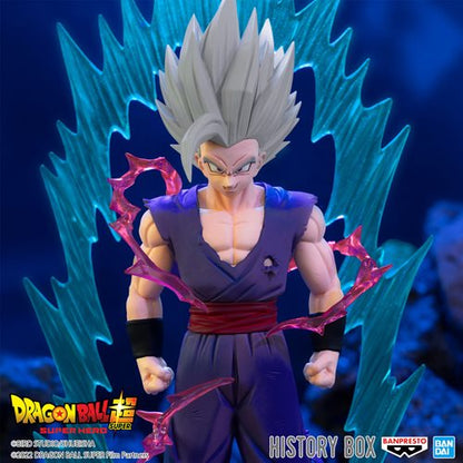 Dragon Ball Super: Super Hero Son Gohan Beast History Box Vol. 8 Statue
Dragon Ball Banpresto Statues and Busts. Item Number: SAN88503