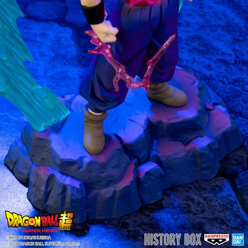 Dragon Ball Super: Super Hero Son Gohan Beast History Box Vol. 8 Statue
Dragon Ball Banpresto Statues and Busts. Item Number: SAN88503