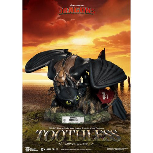 How to Train Your Dragon 3 Toothless MC-067 Master Craft Statue
How to Train Your Dragon Beast Kingdom Statues and Busts. Item Number: DC345626
