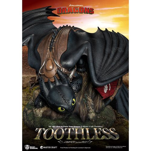How to Train Your Dragon 3 Toothless MC-067 Master Craft Statue
How to Train Your Dragon Beast Kingdom Statues and Busts. Item Number: DC345626