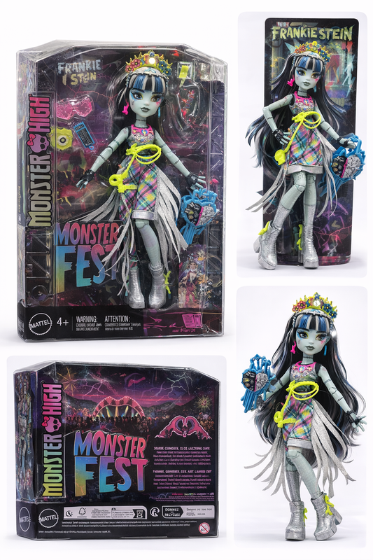 Monster High Monster Fest – Frankie Stein Fashion Doll with Accessories (Mattel)
