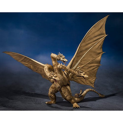 Godzilla vs Gigan 1972 King Ghidorah S.H.MonsterArts Action Figure
Godzilla Bandai Tamashii Nations Action Figures. Item Number: BLFBAS68734WN