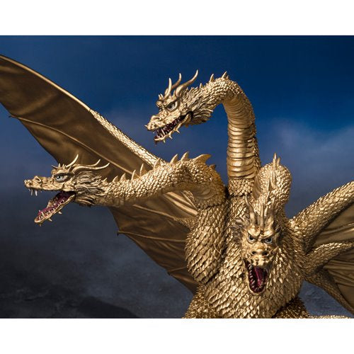 Godzilla vs Gigan 1972 King Ghidorah S.H.MonsterArts Action Figure
Godzilla Bandai Tamashii Nations Action Figures. Item Number: BLFBAS68734WN