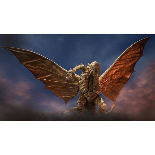 Godzilla vs Gigan 1972 King Ghidorah S.H.MonsterArts Action Figure
Godzilla Bandai Tamashii Nations Action Figures. Item Number: BLFBAS68734WN