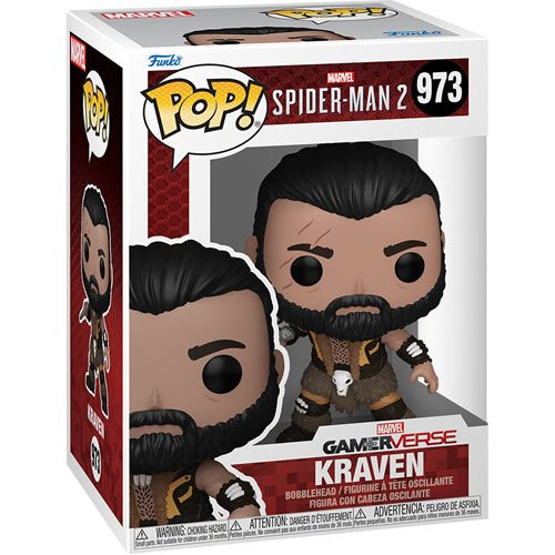 Spider-Man 2 Game Kraven Funko Pop! Vinyl Figure #973
Spider-Man Funko Funko Pop! Vinyl Figures
