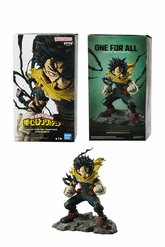 My Hero Academia Izuku Midoriya Deku One For All Final Season Figure Banpresto Bandai 7–8”