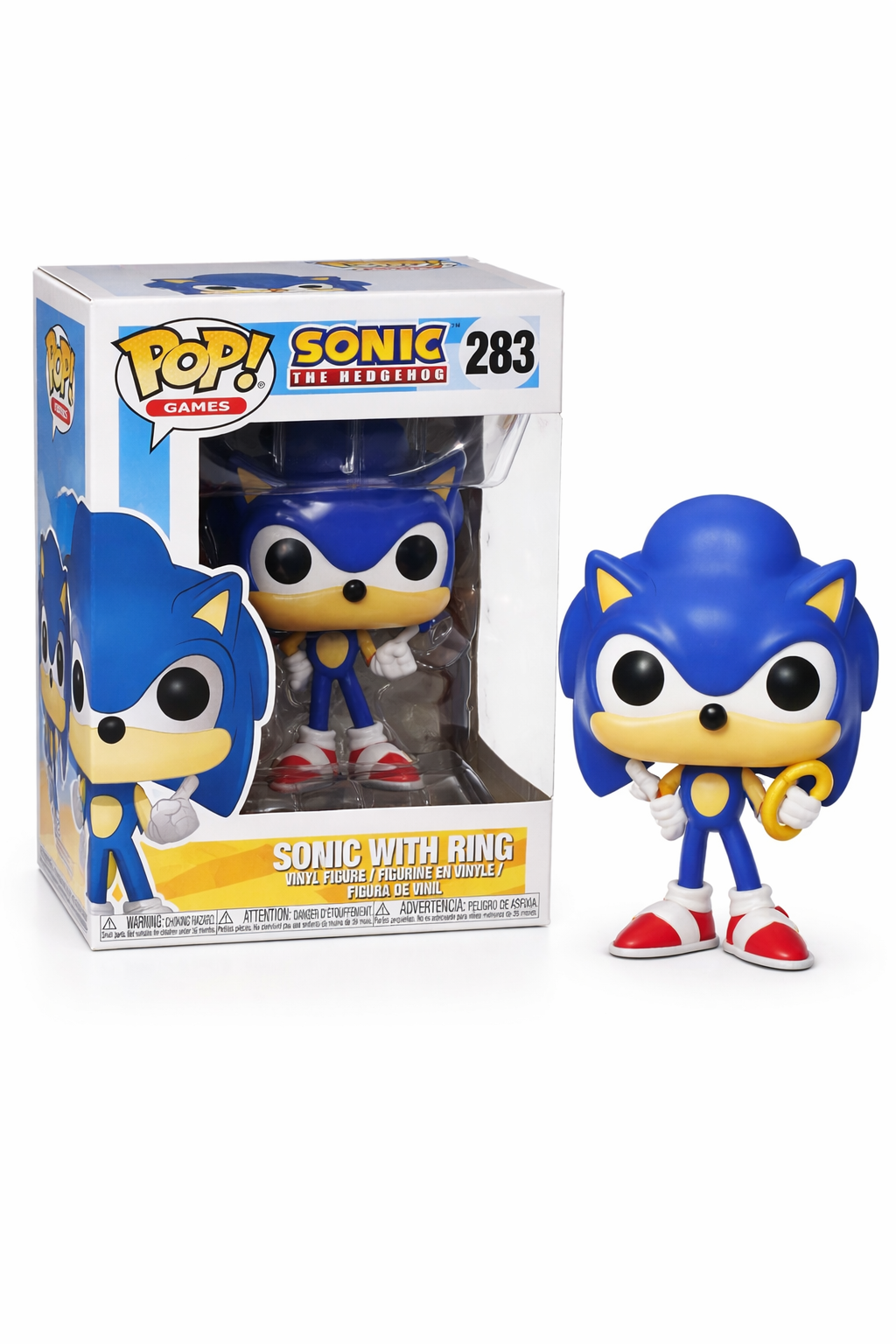 Sonic the Hedgehog with Ring Funko Pop! Vinyl Figure #283