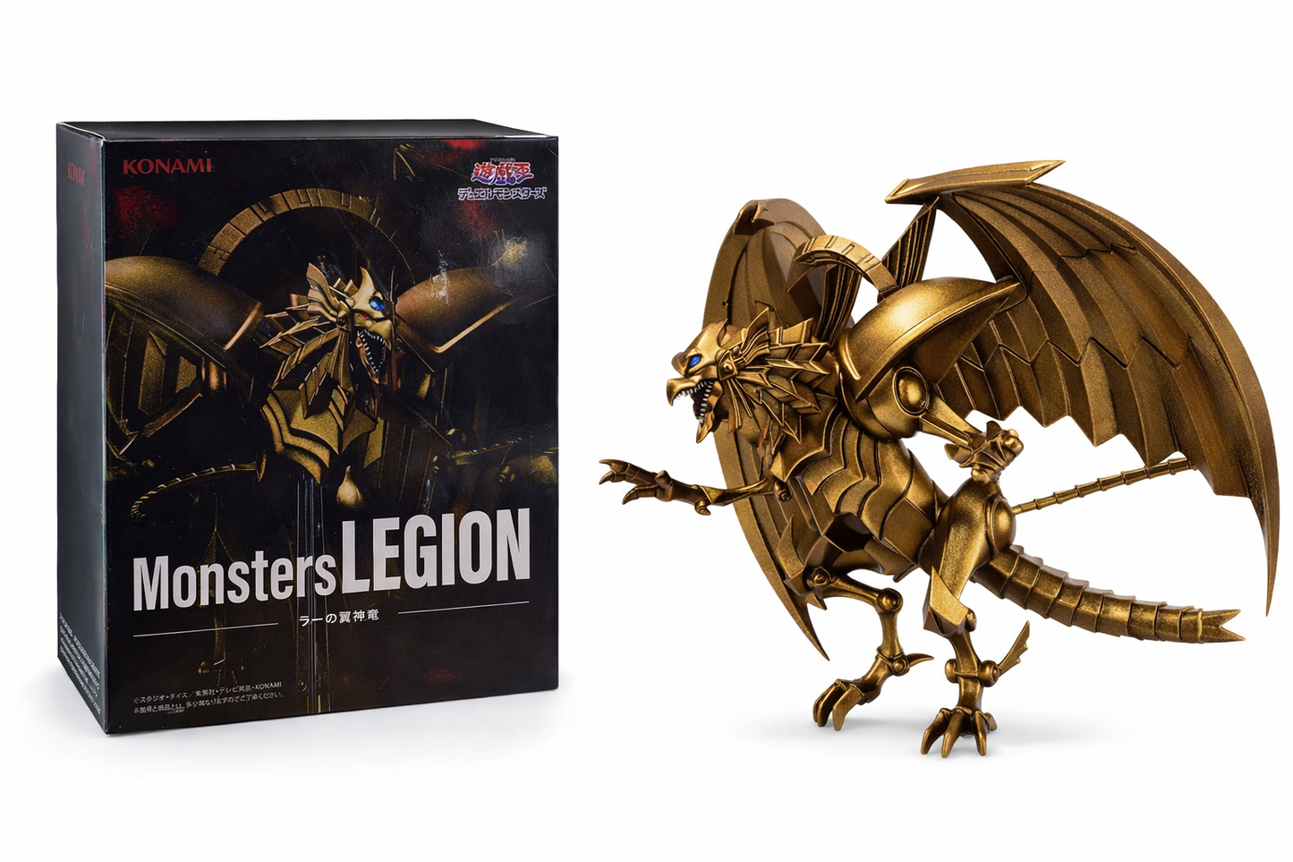 Yu-Gi-Oh! Monsters LEGION The Winged Dragon of Ra Figure by Konami (Authentic, New)