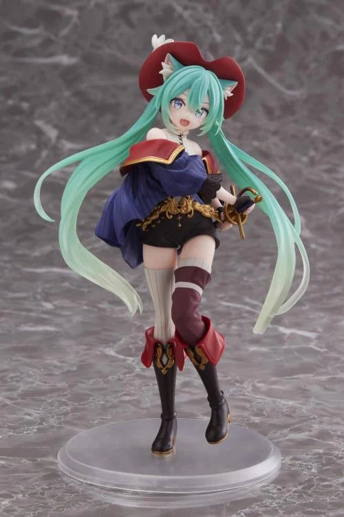 Vocaloid Hatsune Miku (Puss in Boots) Wonderland Figure (Reissue)