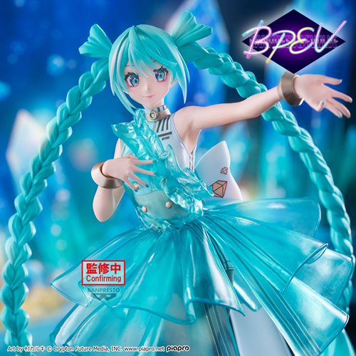 Vocaloid Hatsune Miku EmeraldGem Evolve Clearluxe Statue
Vocaloid Banpresto Statues and Busts