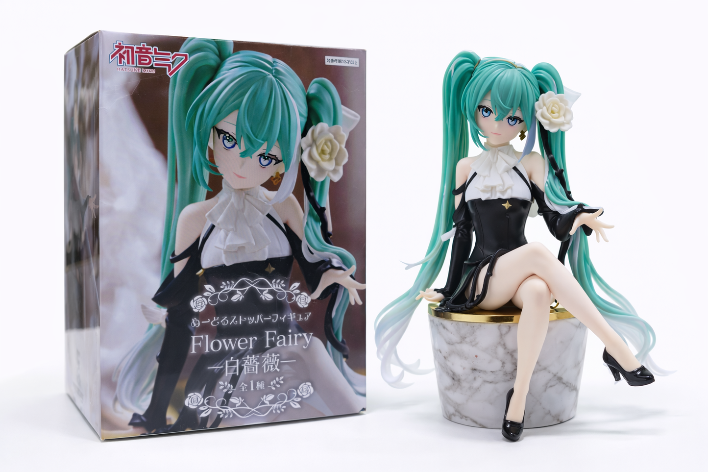Vocaloid Hatsune Miku (Flower Fairy White Rose Ver.) Noodle Stopper Figure
BY FURYU - BRAND VOCALOID