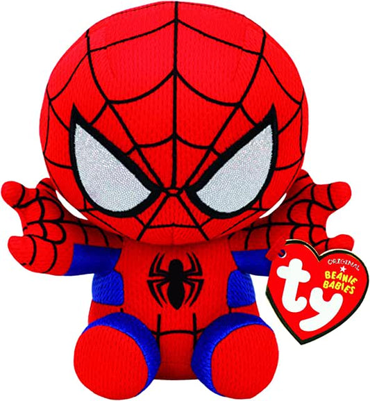 Ty Beanie Boos Spider-Man Plush – 16 Inch Large Marvel Stuffed Animal – Super Soft – 100% Authentic