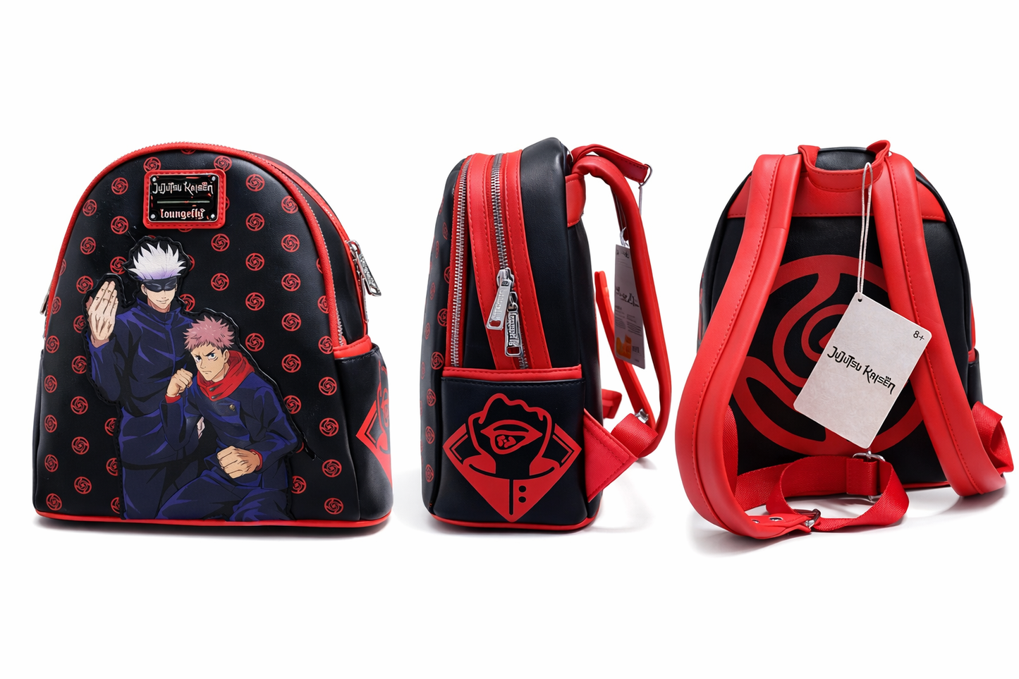 Jujutsu Kaisen Mini Backpack – Yuji Itadori & Satoru Gojo Anime Backpack (Loungefly Style) | Legacy Collectibles