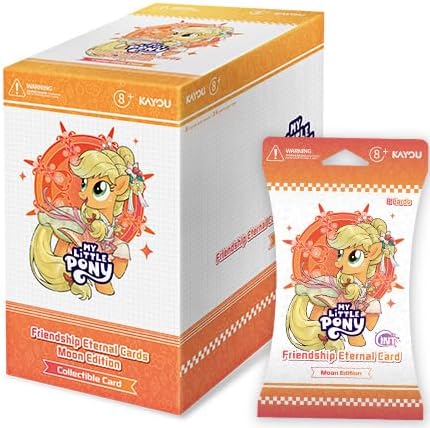 Kayou My Little Pony Friendship Eternal Cards – Moon Edition Display Box (24 Packs, 8 Cards Per Pack)