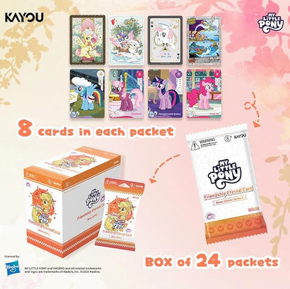 Kayou My Little Pony Friendship Eternal Cards – Moon Edition Display Box (24 Packs, 8 Cards Per Pack)