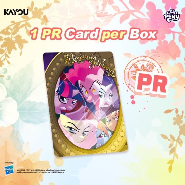 Kayou My Little Pony Friendship Eternal Cards – Moon Edition Display Box (24 Packs, 8 Cards Per Pack)