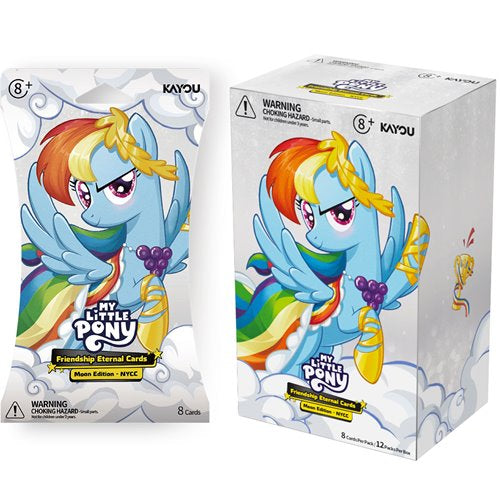 Kayou My Little Pony Friendship Eternal Trading Cards – Moon Edition NYCC Display Box (12 Packs, 8 Cards Per Pack)