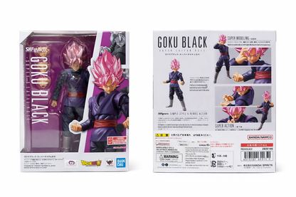 Dragon Ball Super Goku Black Super Saiyan Rose S.H.Figuarts Action Figure - Reissue
Dragon Ball Bandai Tamashii Nations Action Figures
Item Number: BLFBAS61707WNK69315