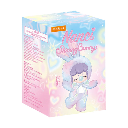 Rolife Nanci Shining Bunny Plush Blind Box – Mystery Collectible Plush Doll (1 Random Box