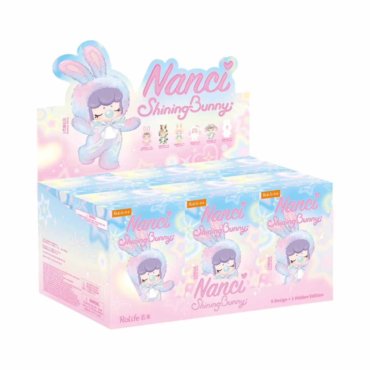 Rolife Nanci Shining Bunny Plush Blind Box – Mystery Collectible Plush Doll (1 Random Box
