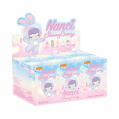 Rolife Nanci Shining Bunny Plush Blind Box – Mystery Collectible Plush Doll (1 Random Box