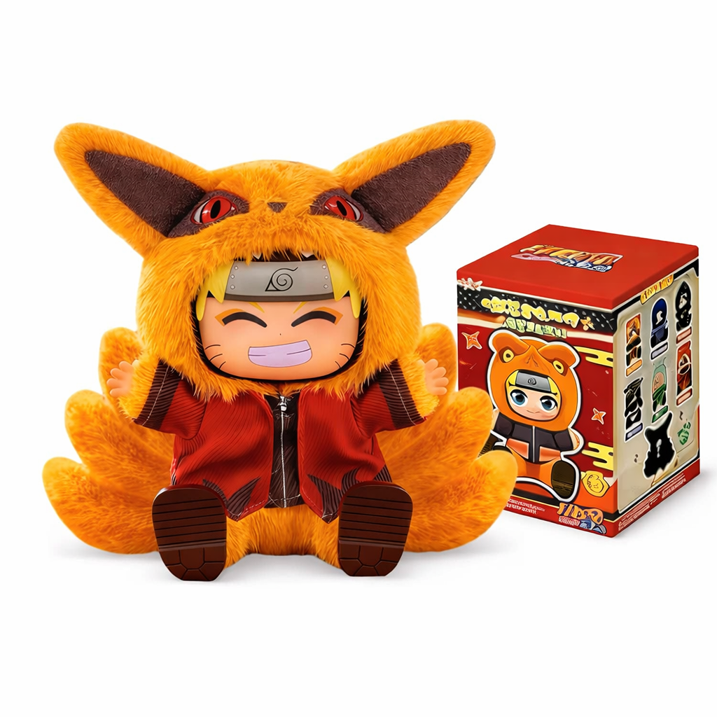 Naruto Cute Beast Party V2 Blind Box Plush Hanger – Anime Mystery Box Series 2 (Single Box)