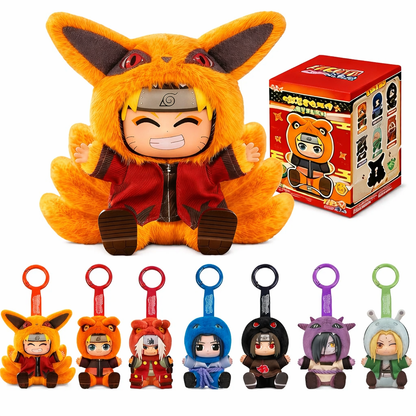 Naruto Cute Beast Party V2 Blind Box Plush Hanger – Anime Mystery Box Series 2 (Single Box)