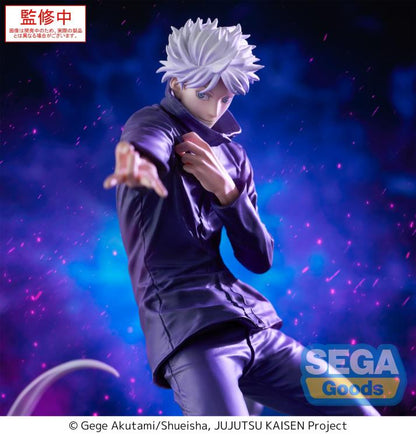 Jujutsu Kaisen Luminasta Satoru Gojo (Hollow Purple Kyoshiki Murasaki) Figure
BY SEGA - BRAND JUJUTSU KAISEN #