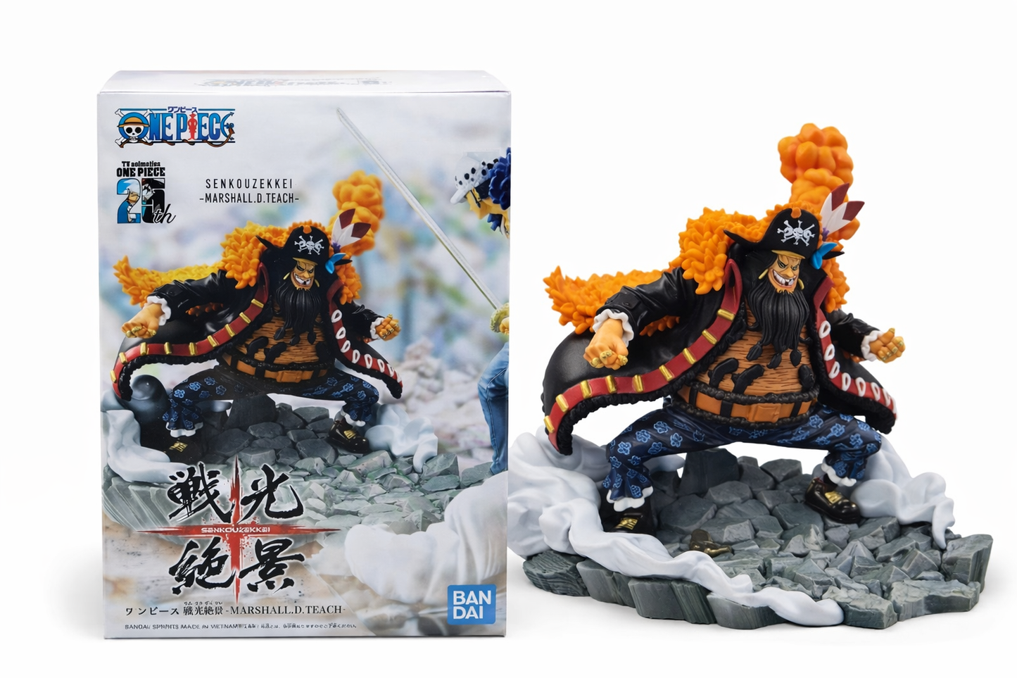 One Piece Senkozekkei Marshall D. Teach Blackbeard Figure Banpresto Bandai Spirits