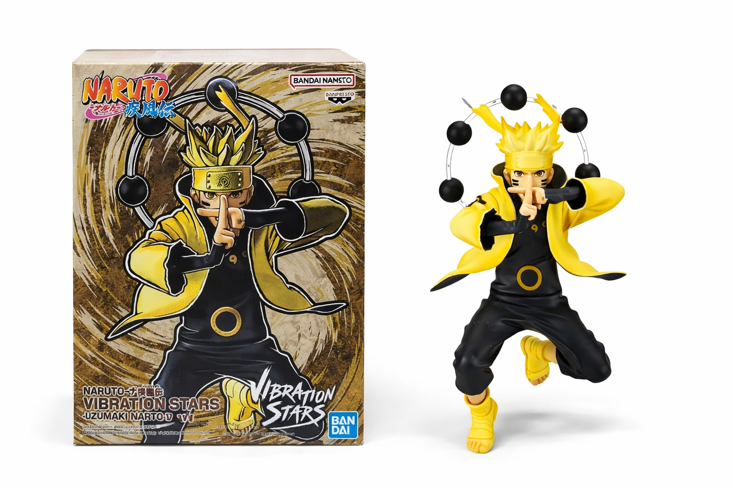 Naruto Shippuden Vibration Stars Naruto Uzumaki V Figure – Banpresto Bandai Spirits Anime Collectible
