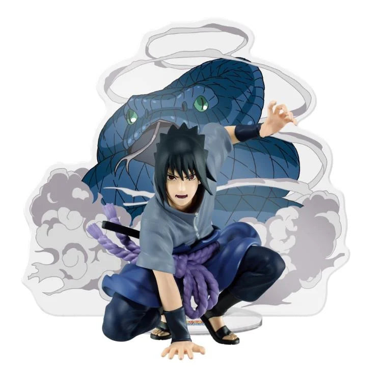 Naruto Shippuden Panel Spectacle Sasuke Uchiha Figure – Banpresto Bandai Anime Collectible Statue