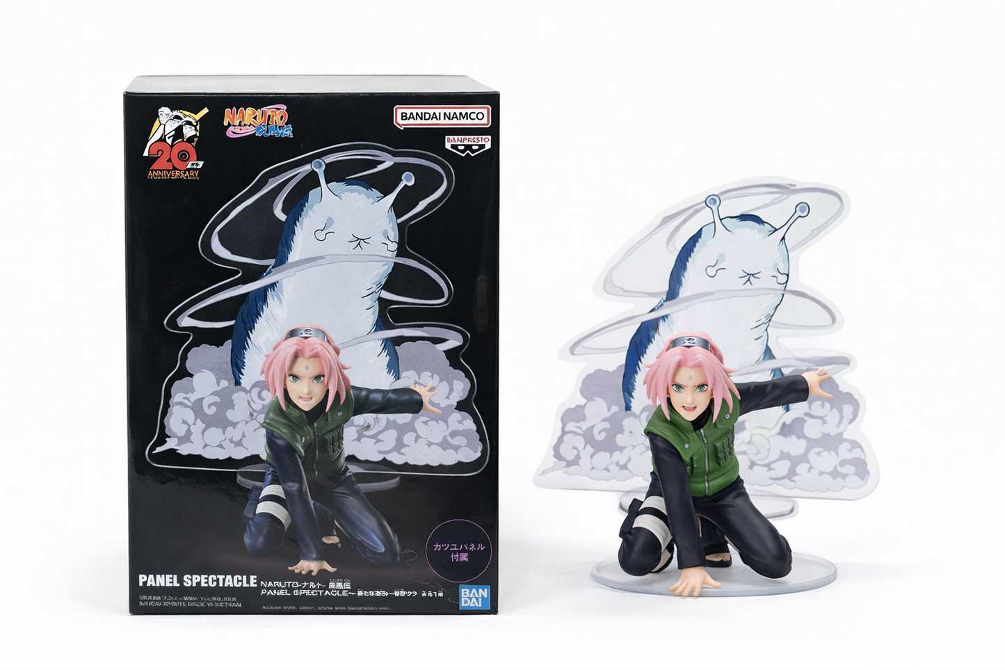 Naruto Shippuden Panel Spectacle Sakura Haruno with Katsuyu Figure – Banpresto Bandai Anime Collectible Statue