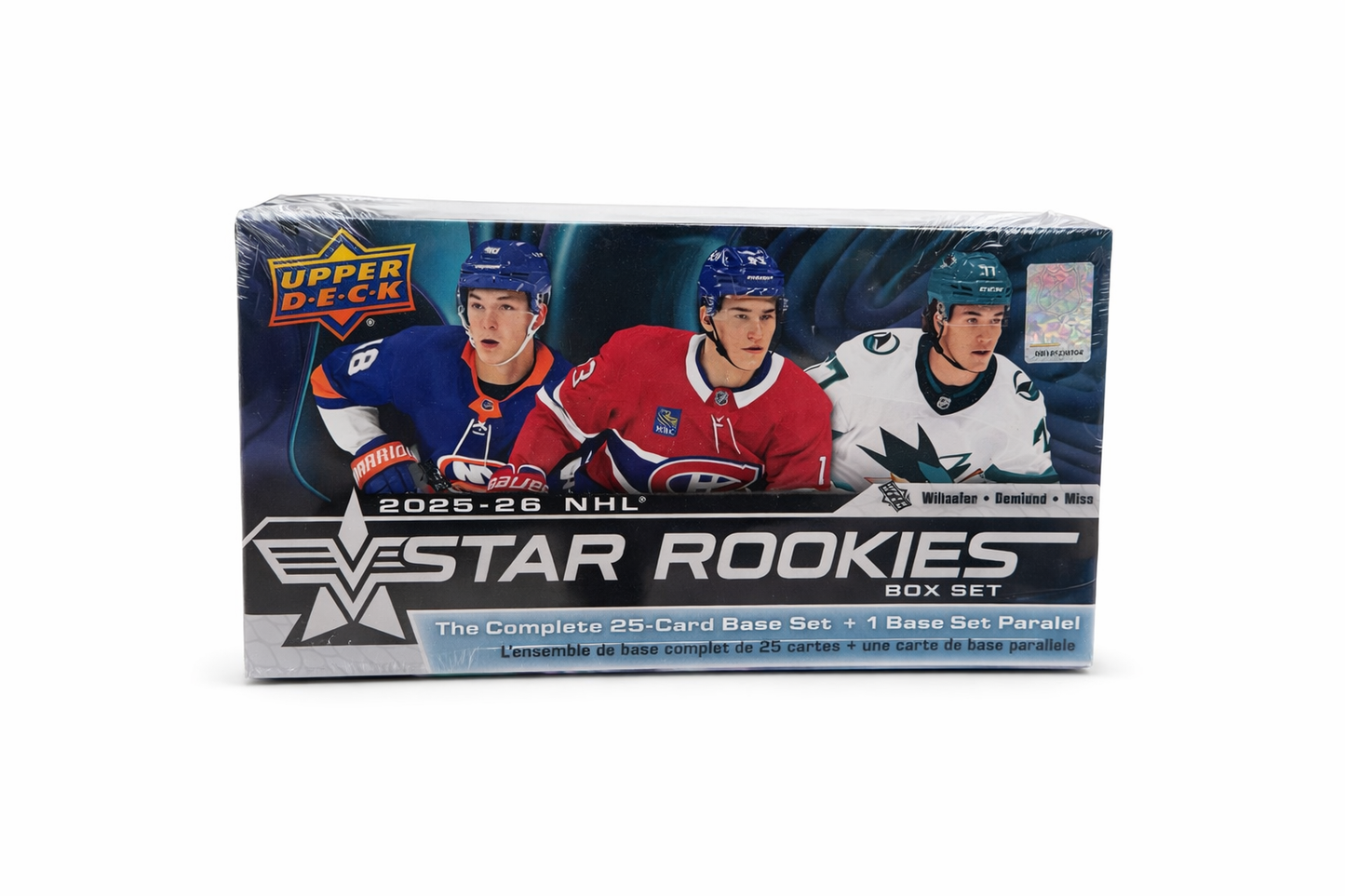 2025-26 Upper Deck NHL Star Rookies Box Set – 25 Cards + 1 Bonus Parallel | Factory Sealed Hockey