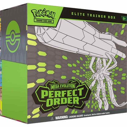 Pokémon TCG: Mega Evolution – Perfect Order Elite Trainer Box (ETB) – English – Factory Seale