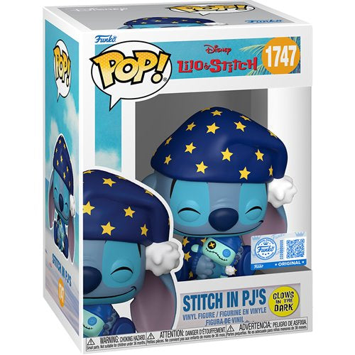 Lilo & Stitch Stitch in PJs Glow-in-the-Dark Funko Pop! Vinyl Figure #1747 - Specialty