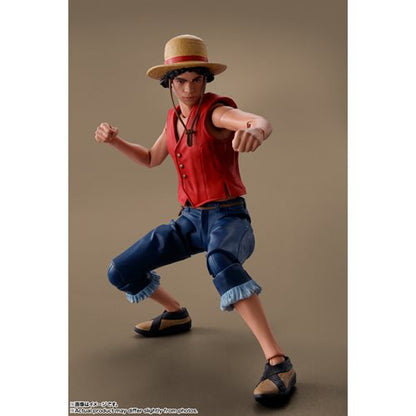 One Piece Netflix Series Monkey D. Luffy S.H. Figuarts Action Figure
Bandai Tamashii Nations One Piece Action Figures
Item Number: BLFBAS65767WNK