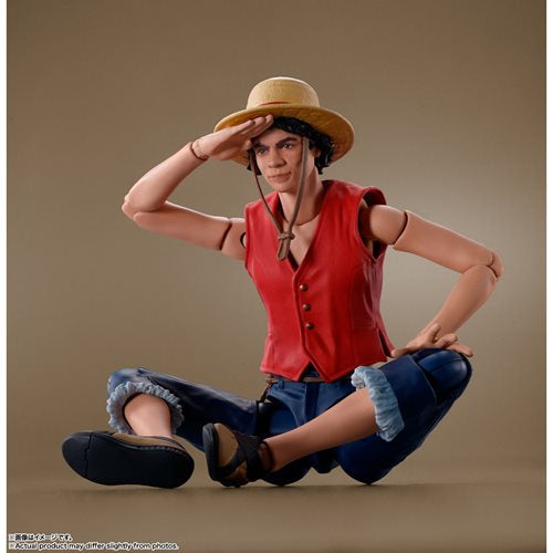 One Piece Netflix Series Monkey D. Luffy S.H. Figuarts Action Figure
Bandai Tamashii Nations One Piece Action Figures
Item Number: BLFBAS65767WNK