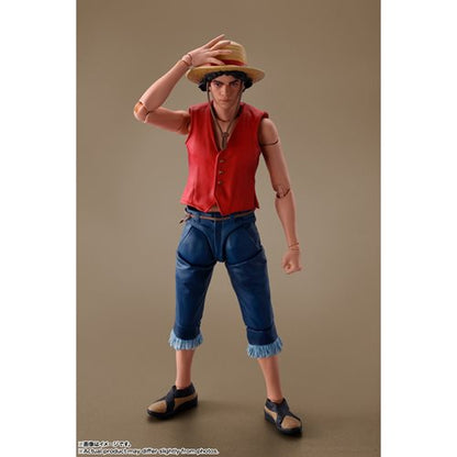 One Piece Netflix Series Monkey D. Luffy S.H. Figuarts Action Figure
Bandai Tamashii Nations One Piece Action Figures
Item Number: BLFBAS65767WNK