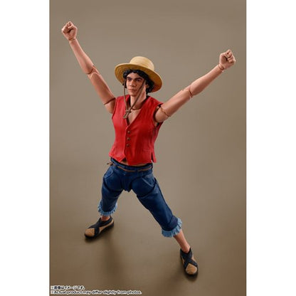 One Piece Netflix Series Monkey D. Luffy S.H. Figuarts Action Figure
Bandai Tamashii Nations One Piece Action Figures
Item Number: BLFBAS65767WNK