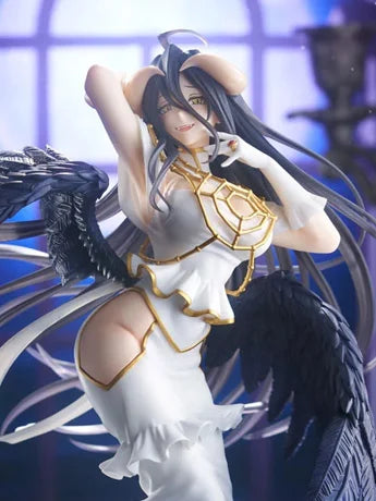 Overlord Albedo Pure White Devil Ver Figure Taito T-Most 11.4” Anime Statue Authentic