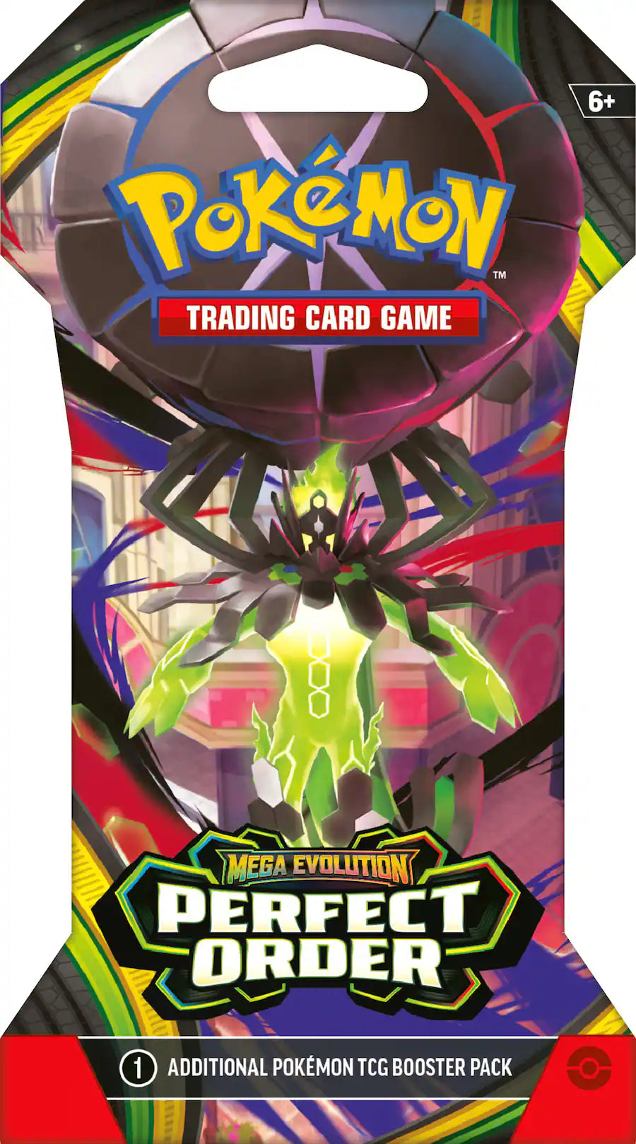 Pokémon TCG Mega Evolution Perfect Order Booster Pack (Random Artwork) – 10 Cards – Factory Sealed