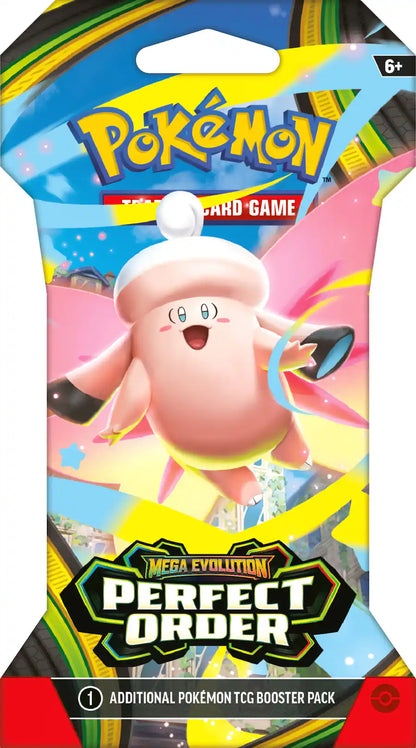 Pokémon TCG Mega Evolution Perfect Order Booster Pack (Random Artwork) – 10 Cards – Factory Sealed