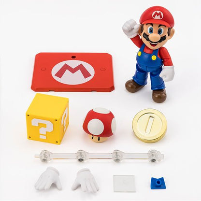 Super Mario Bros. Mario S.H.Figuarts Action Figure
Super Mario Bros. Bandai Tamashii Nations Action Figures
Item Number: BLFBAS69303WNK
