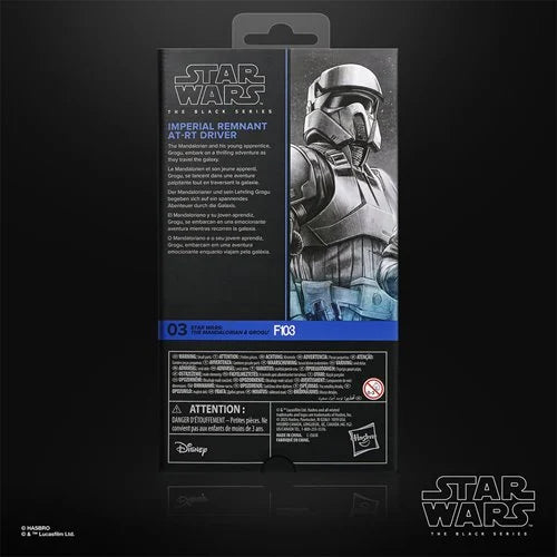 Star Wars The Black Series The Mandalorian & Grogu Imperial Remnant AT-RT Driver 6-Inch Action Figure
Star Wars Hasbro Action Figures
Item Number: HSG2572WNK