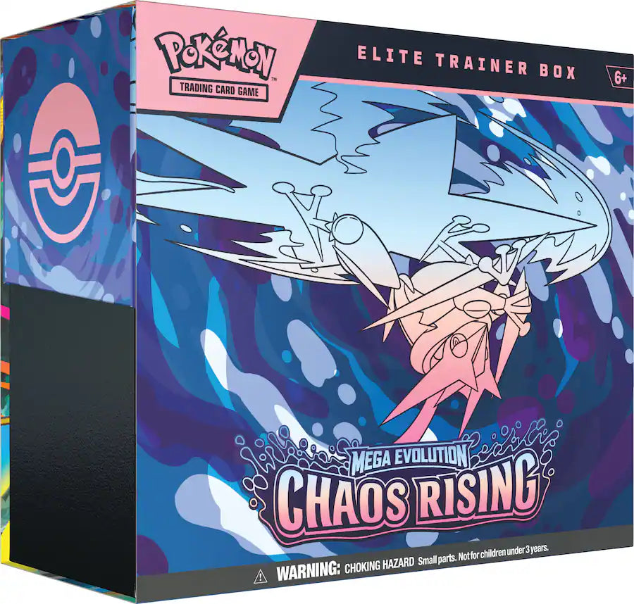 Pokémon TCG: Mega Evolution – Chaos Rising Elite Trainer Box (Fennekin Promo) – Factory Sealed