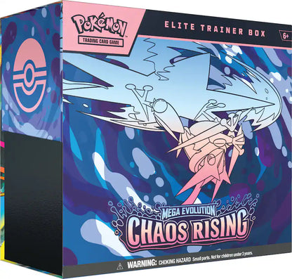 Pokémon TCG: Mega Evolution – Chaos Rising Elite Trainer Box (Fennekin Promo) – Factory Sealed