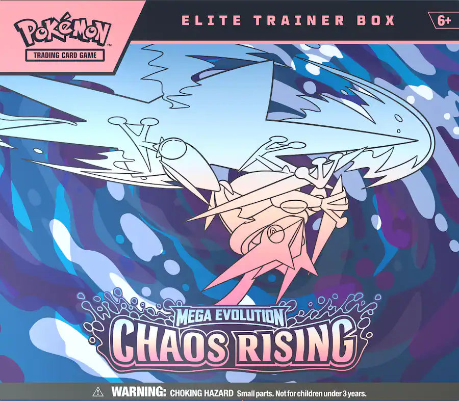 Pokémon TCG: Mega Evolution – Chaos Rising Elite Trainer Box (Fennekin Promo) – Factory Sealed