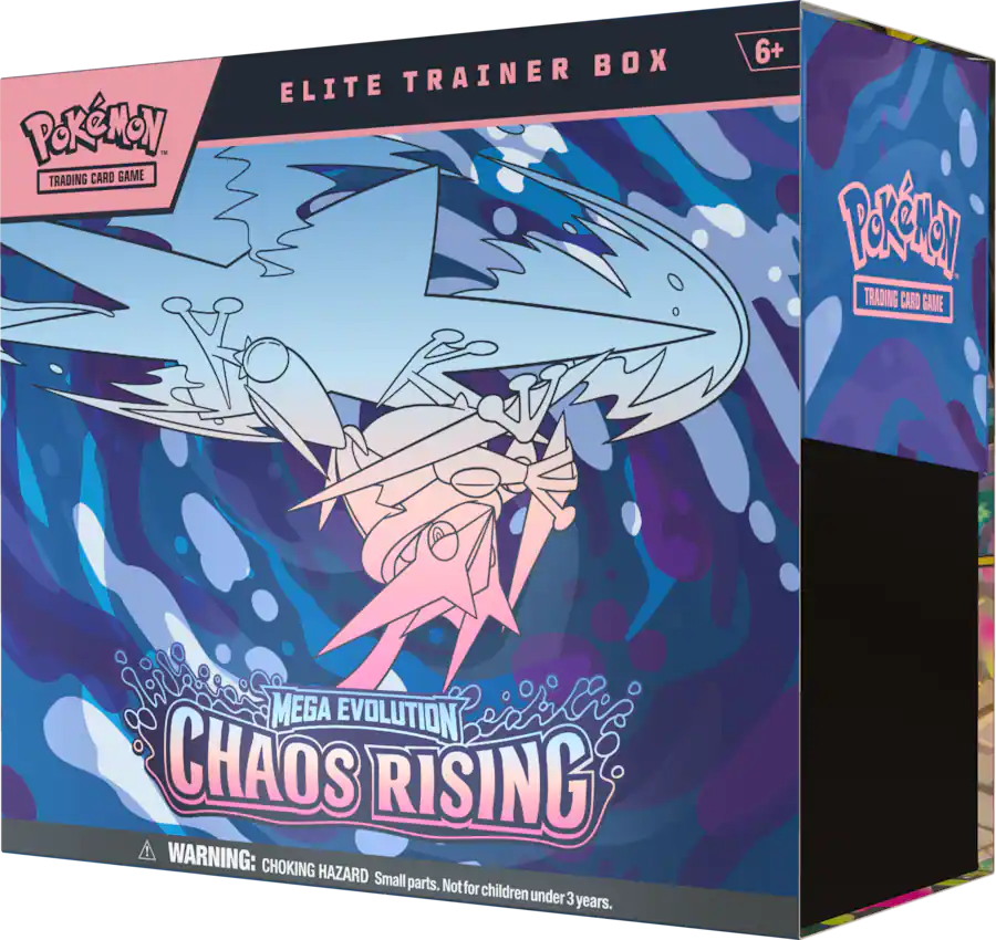 Pokémon TCG: Mega Evolution – Chaos Rising Elite Trainer Box (Fennekin Promo) – Factory Sealed